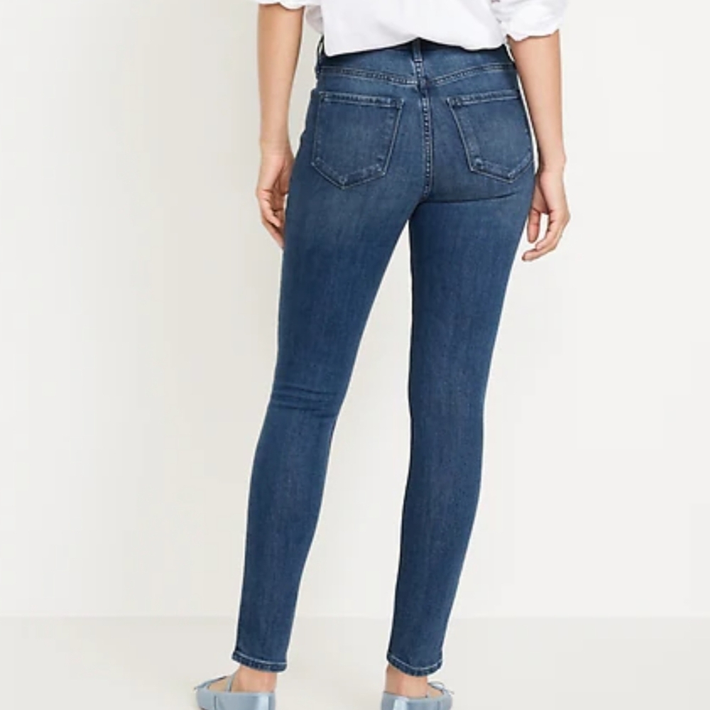 NWT Old Navy High-waisted Wow Super-skinny Jeans Size 4 - Picture 4 of 17